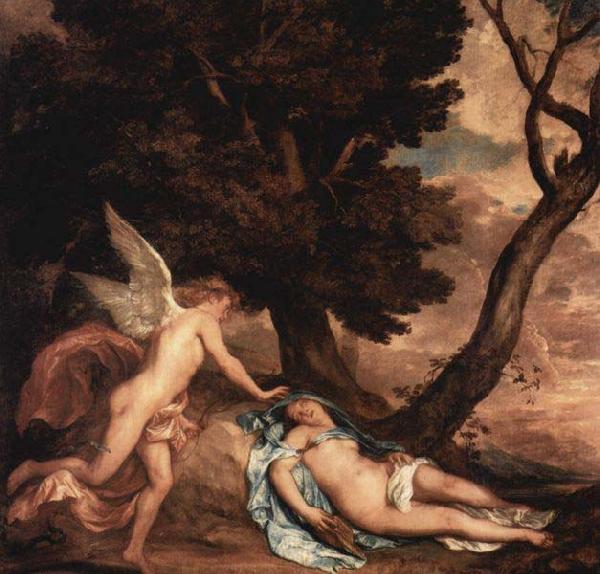 Anthony Van Dyck Amor and Psyche, Germany oil painting art